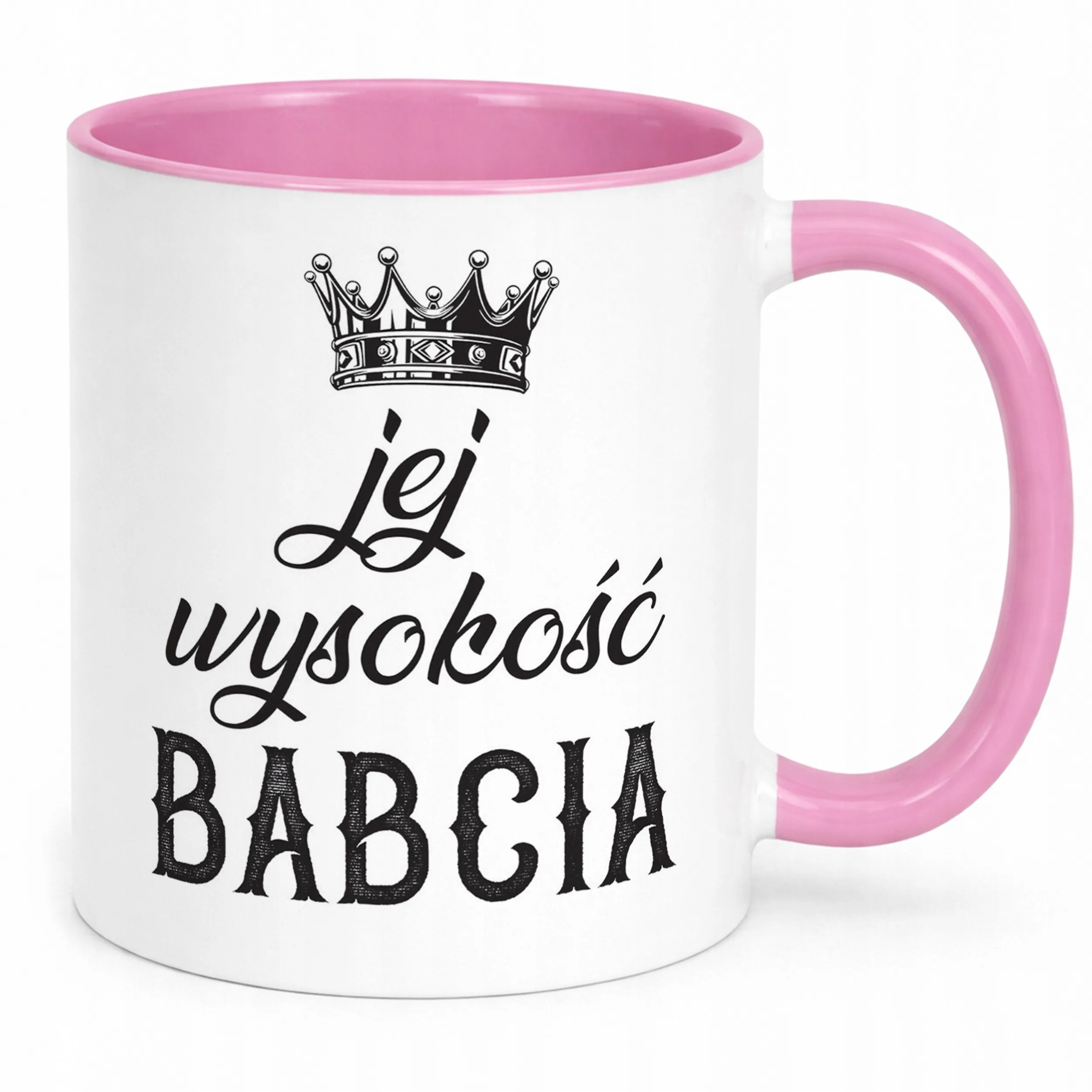 Kubek Różowy Dzień Babci Dla Babci Prezent Upominek