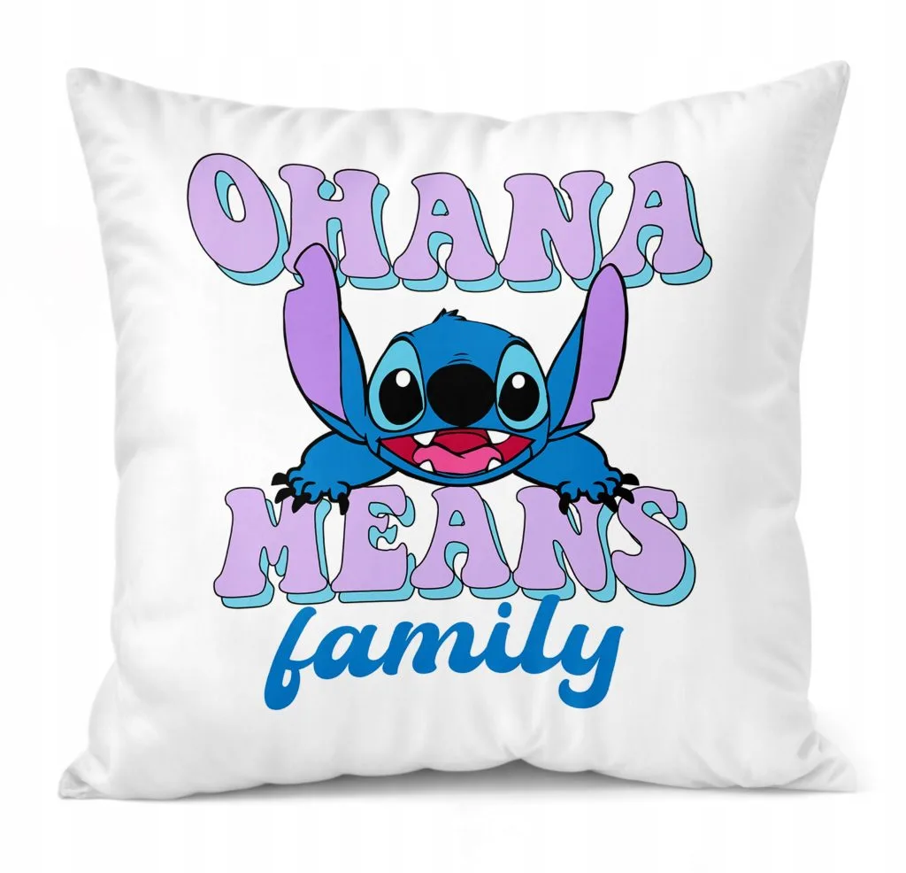 Poduszka 38x38cm Stitch Lilo i Stich Bajka Dla Dzieci Prezent