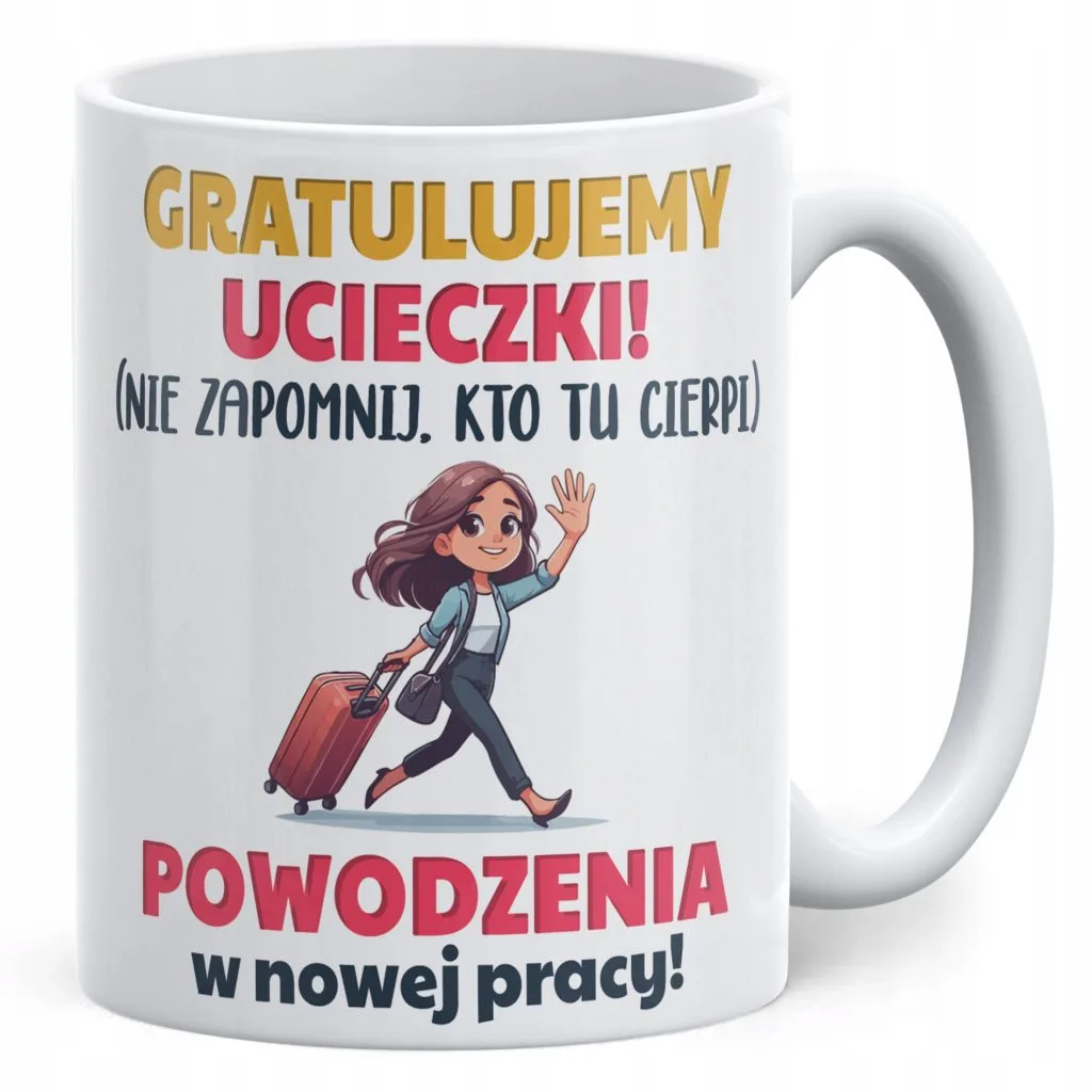 Kubek ceramiczny Pożeganie Odejście z Pracy Dla Koleżanki Prezent
