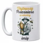 Kubek ceramiczny 330 ml Dla Pszczelarzy Prezent Upominek Personalizowany