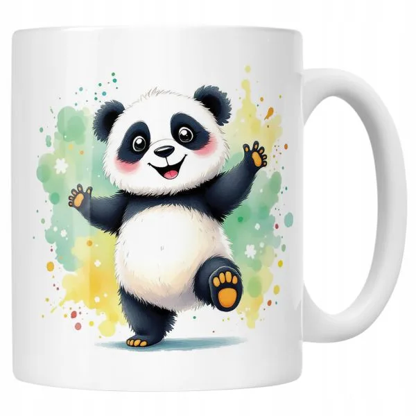 Kubek ceramiczny Panda Zwierzak Słodki Dla Dzieci Prezent