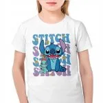 Koszulka biała dziecięca Stitch Lilo i Stich Dla Fanów