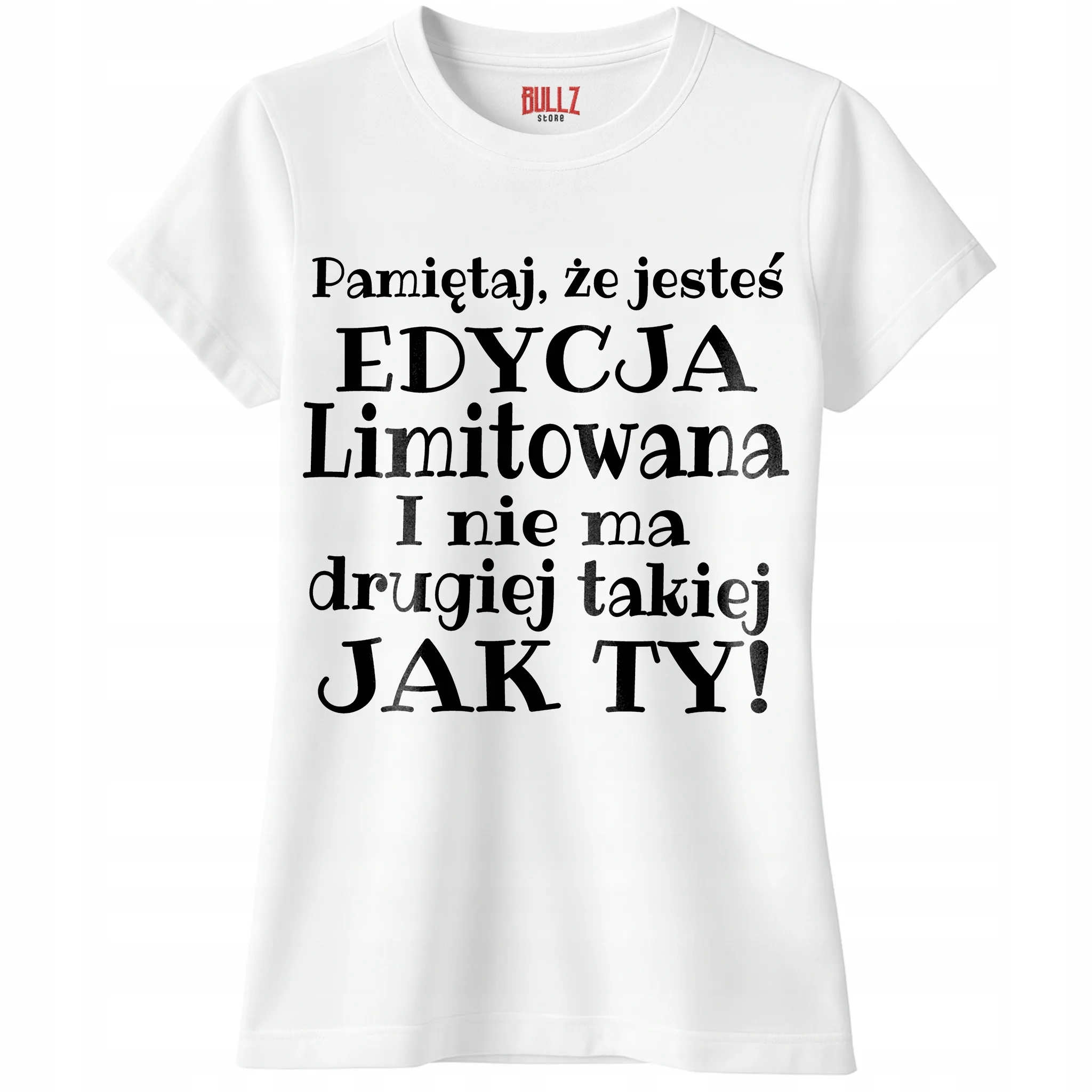 Koszulka biała damska Edycja Limitowana Zabawny Prezent