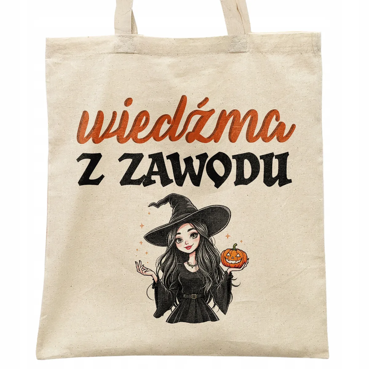 Torba bawełniana na zakupy Wiedźma Z Zawodu Zabawny Prezent