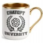 Kubek Premium Złoty ChatGPT University Zabawny Prezent Upominek
