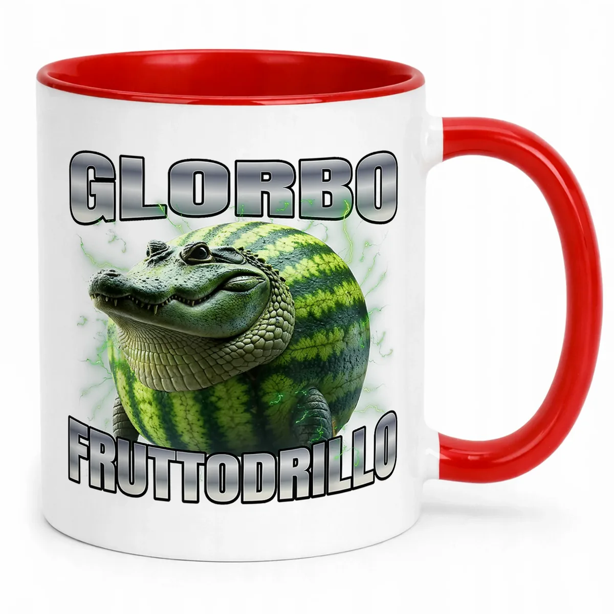 Kubek ceramiczny Glorbo Fruttodrillo viral tiktok brainrot