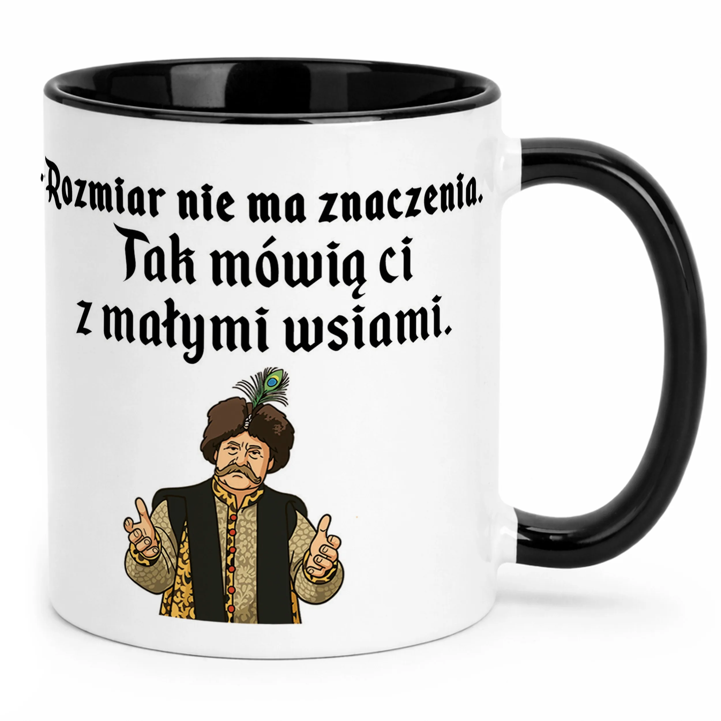 Kubek Czarny 1670 Rozmiar Nie Ma Znaczenia Jan Paweł Prezent