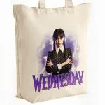 Torba bawełniana premium na zakupy Nevermore Wednesday Dla Fanów