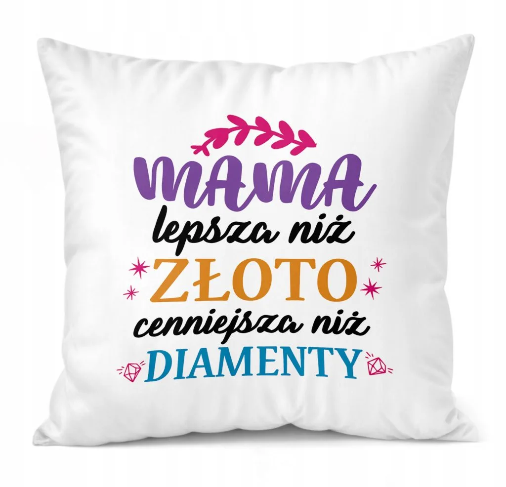 Poduszka 38x38cm Dzień Matki Dla Mamy Prezent Upominek