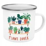 Emaliowany Kubek Garnuszek Plant Lover Rośliny Prezent Upominek