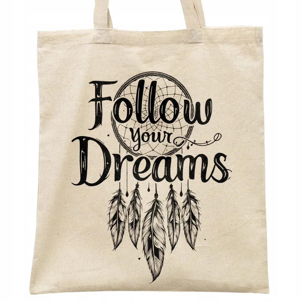Torba bawełniana na zakupy Follow Your Dreams Łapacz Snów Prezent