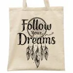 Torba bawełniana na zakupy Follow Your Dreams Łapacz Snów Prezent
