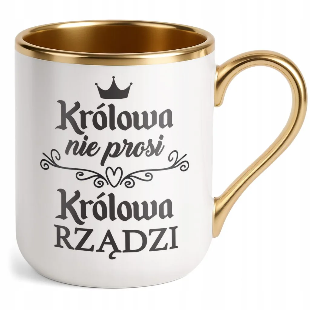 Kubek Premium Złoty Dzień Kobiet Zabawny Prezent Upominek Dla Kobiety