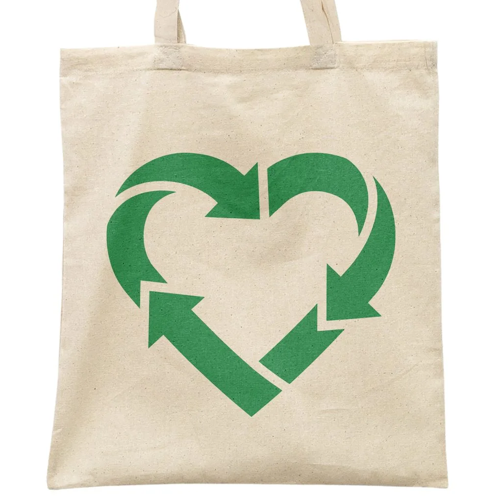 Torba bawełniana materiałowa na zakupy EKO Ekologia Środowisko Recykling