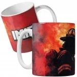 Kubek ceramiczny personalizowany Dla Strażaka Wóz Strażacki Dla Dzieci