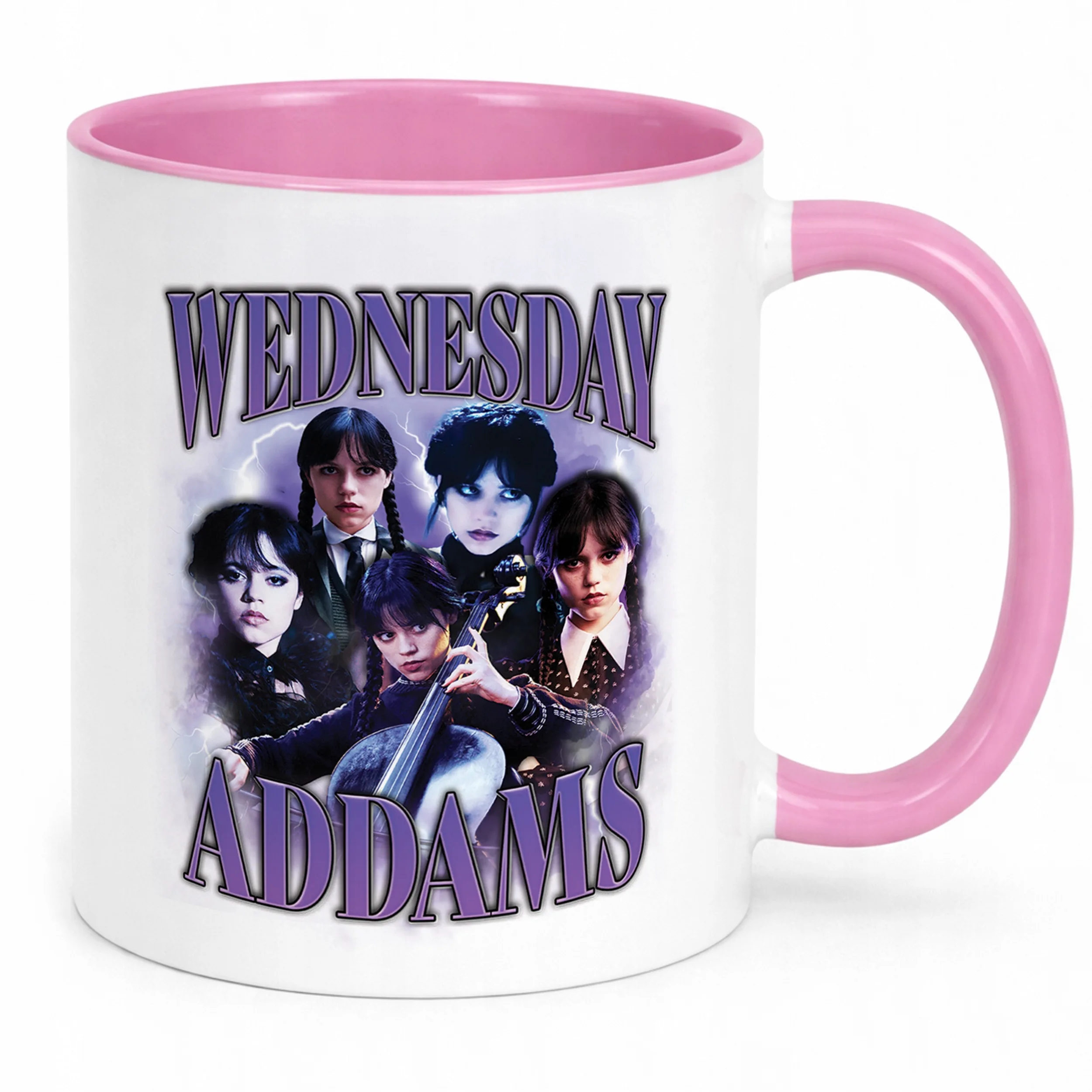 Kubek Różowy Nevermore Wednesday Addams Dla Fanów Prezent