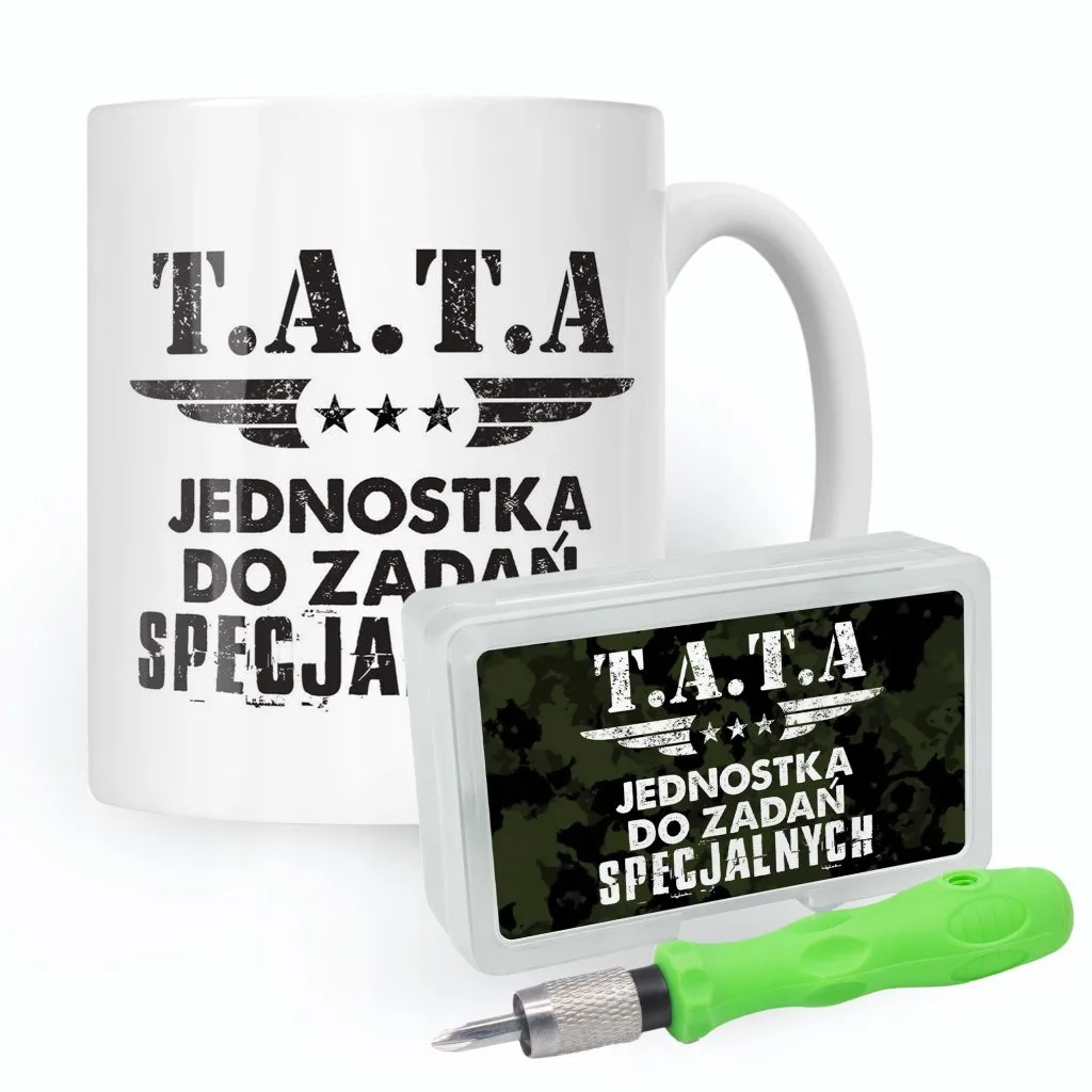 Zestaw Wkrętaków bitów 32w1 + Kubek Dzień Ojca Dla Taty Prezent