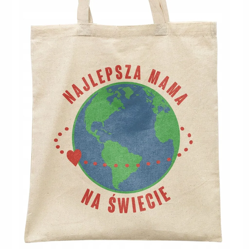 Torba bawełniana na zakupy Dzień Matki Dla Mamy Prezent Najlepsza Mama