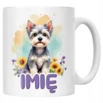 Kubek ceramiczny personalizowany Pies Piesek Zwierzak Słodki Dla Dzieci