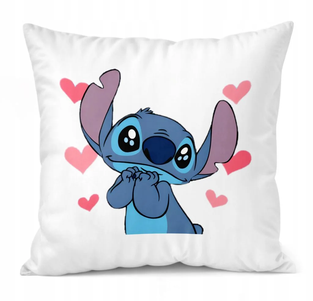 Poduszka 38x38cm Stitch Lilo i Stich Bajka Dla Dzieci Prezent