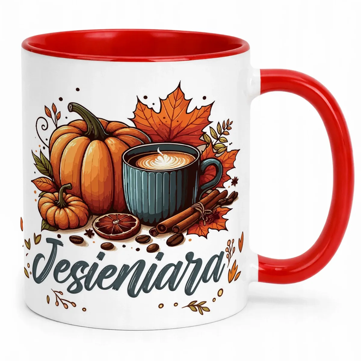 Kubek ceramiczny Jesienny Jesień Jesieniara Prezent Upominek