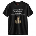 Koszulka czarna męska 1670 Często Powtarzam Moim Chłopom r. 3XL