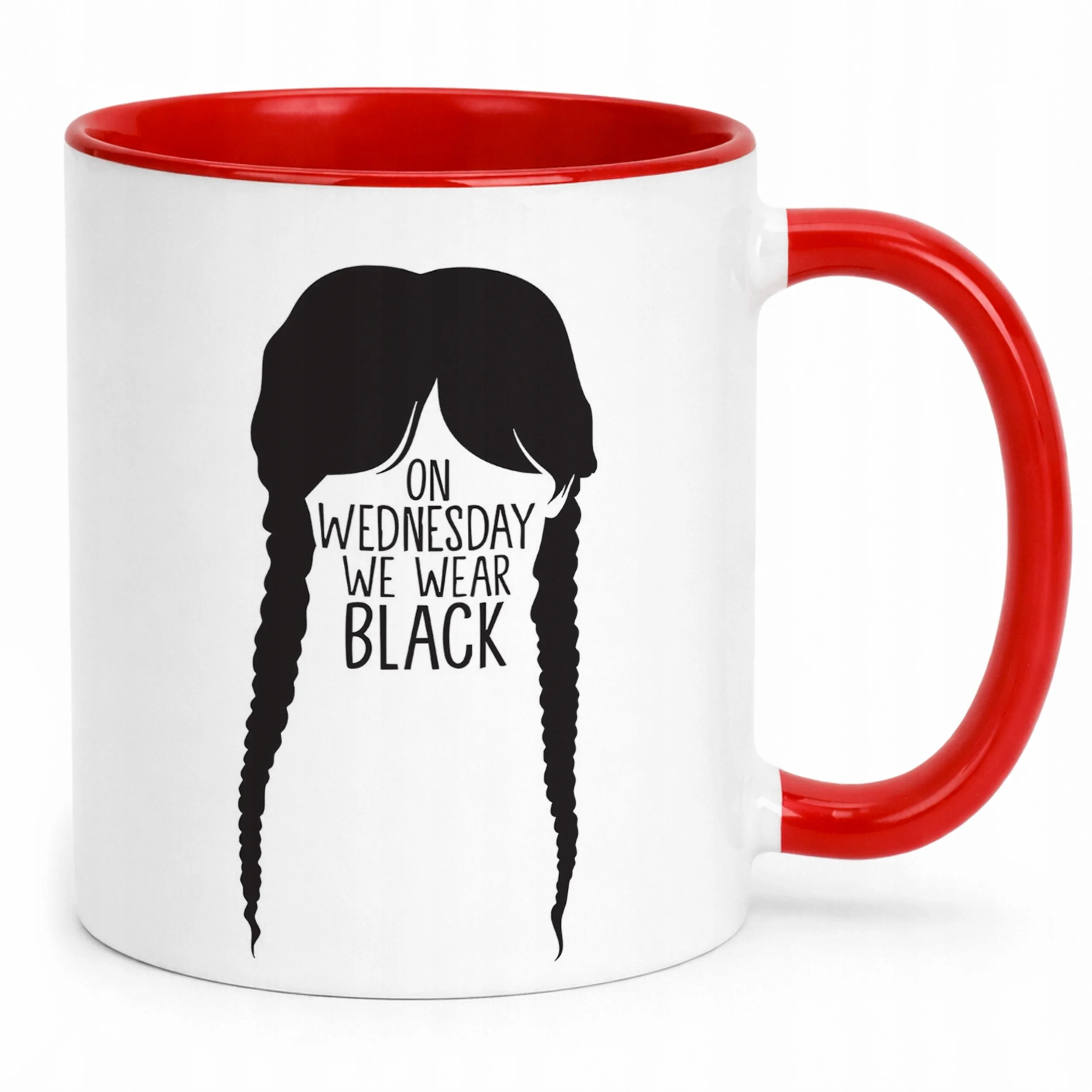 Kubek ceramiczny Nevermore Wednesday Addams Dla Fanów Prezent