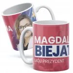 Kubek ceramiczny Magdalena Biejat Mój Prezydent #Biejat2025 Lewica