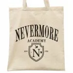 Torba bawełniana na zakupy Wednesday Nevermore Dla Fanów Serialu
