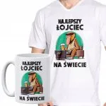 Zestaw koszulka bawełniana + kubek Dzień Ojca Prezent Upominek