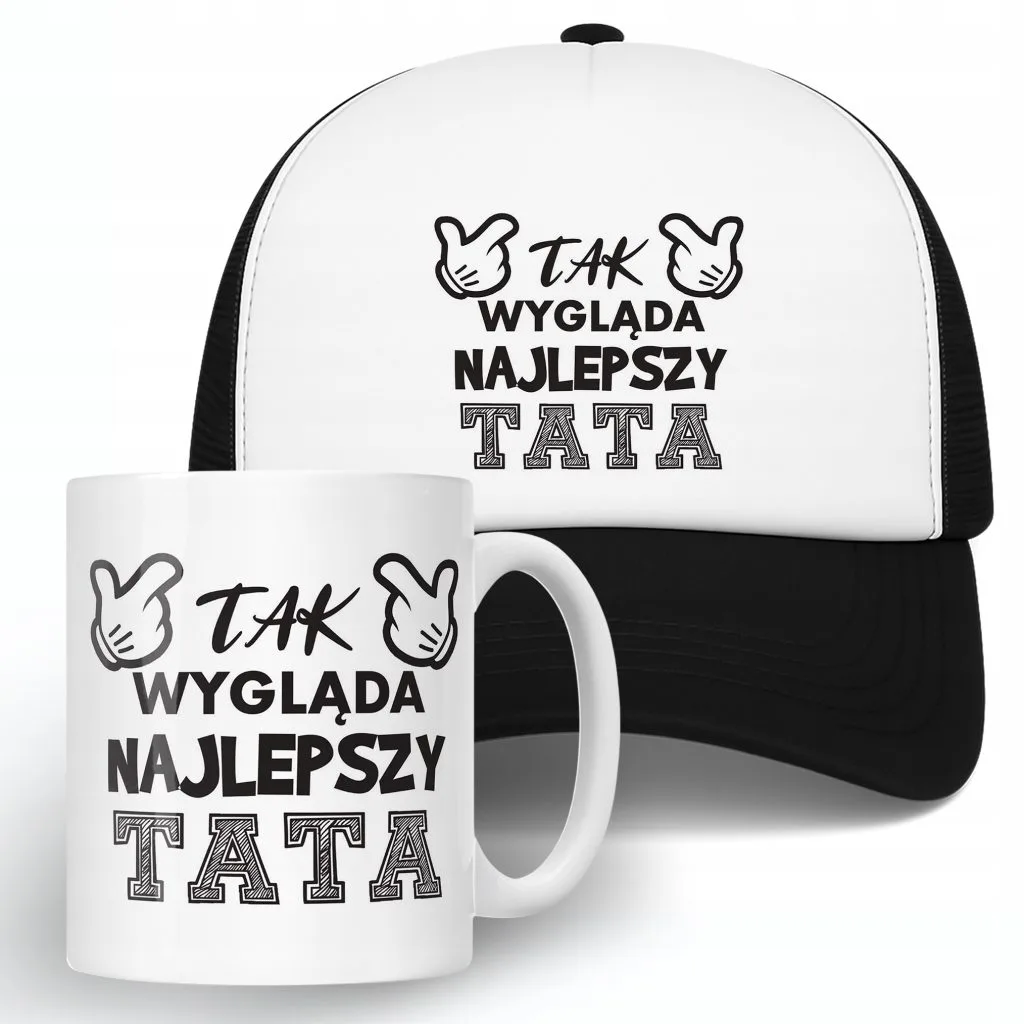 Zestaw Kubek + Koszulka Dzień Ojca Dla Taty Najlepszy Tata Prezent