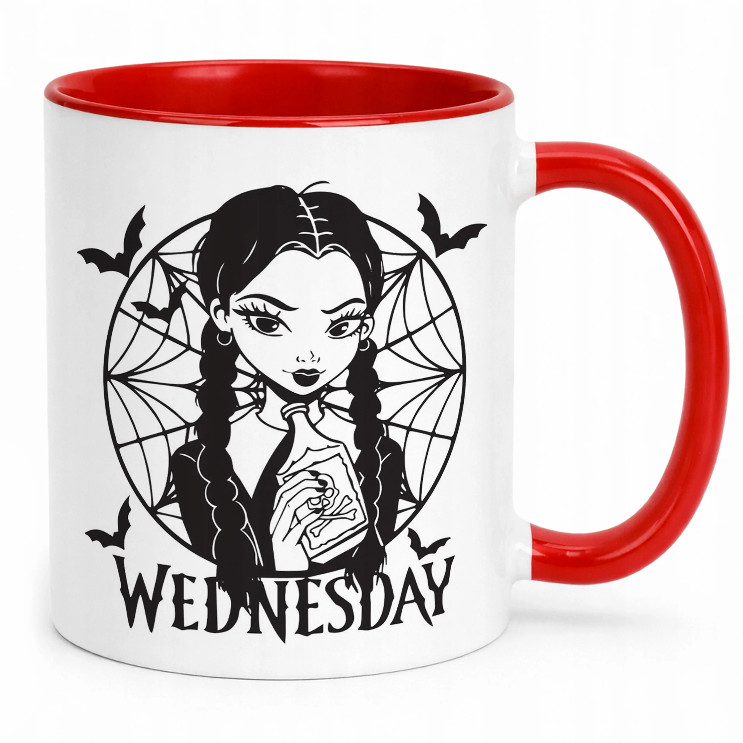 Kubek ceramiczny Nevermore Wednesday Addams Dla Fanów Prezent