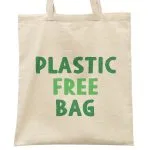 Torba bawełniana materiałowa na zakupy EKO Ekologia PLASTIC FREE BAG