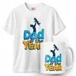 Zestaw Kubek + Koszulka Dzień Ojca Dla Taty Dad Of The Year Prezent