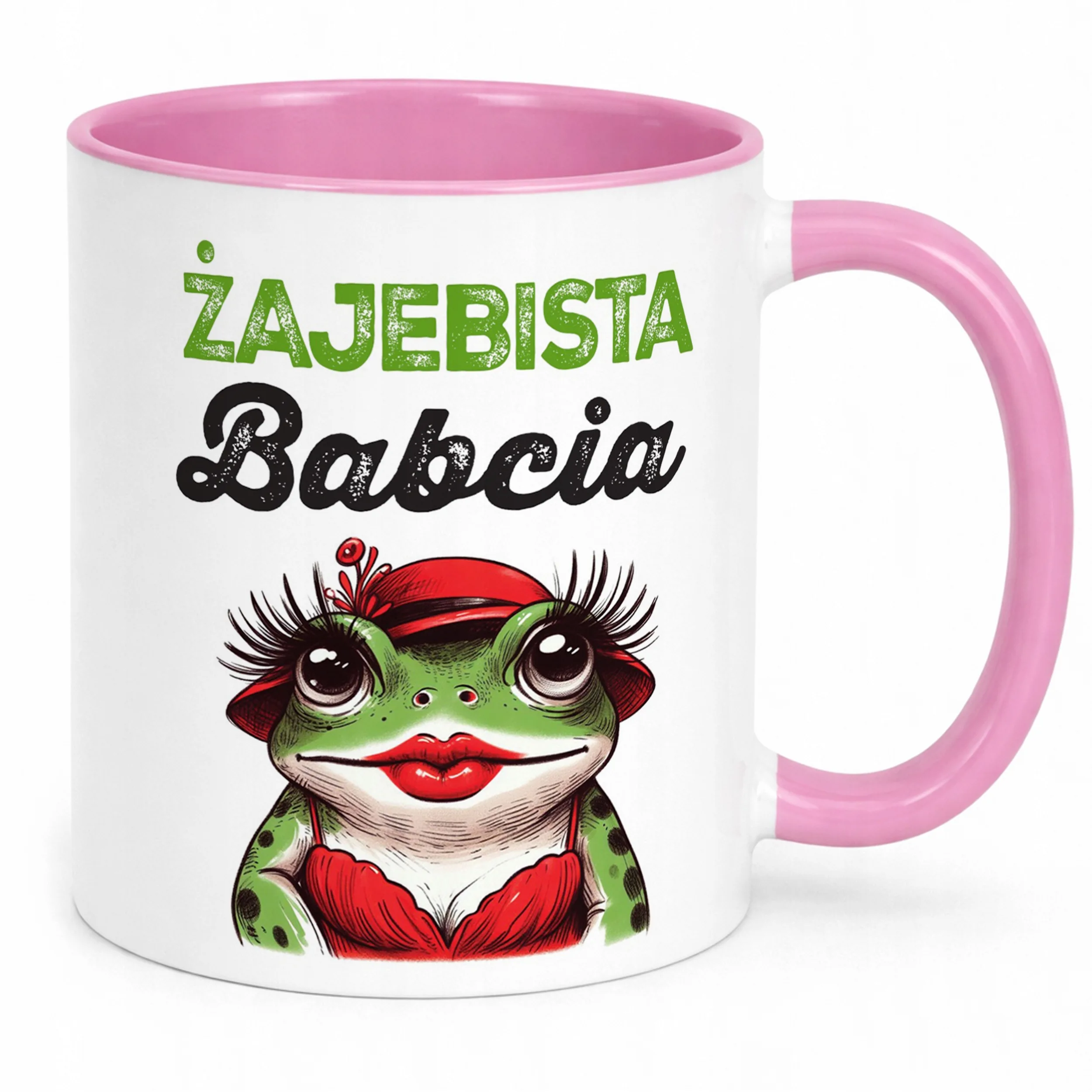 Kubek Różowy Dzień Babci Dla Babci Prezent Upominek