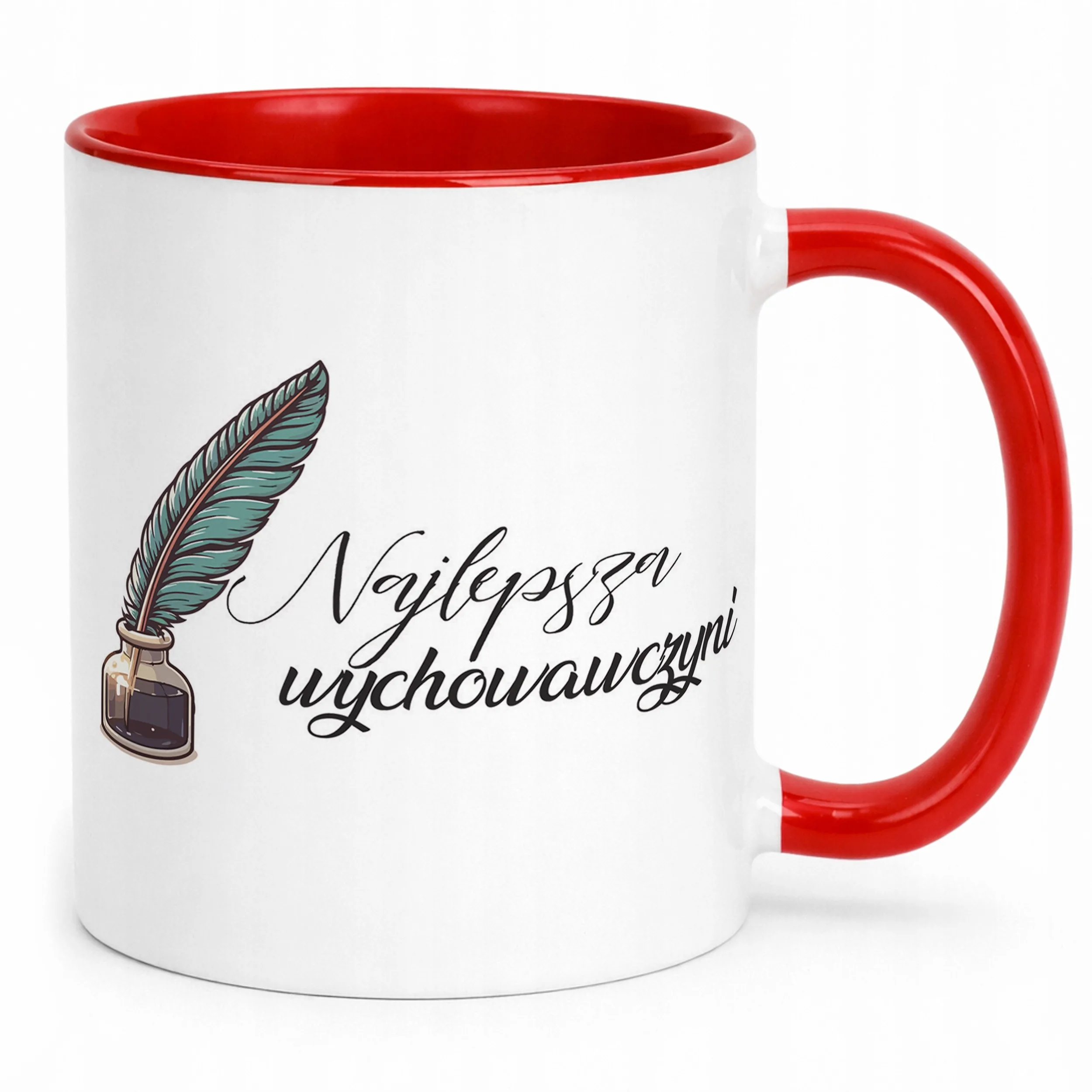 Kubek Czerwony Najlepsza Wychowaczyni Dzień Nauczyciela Prezent