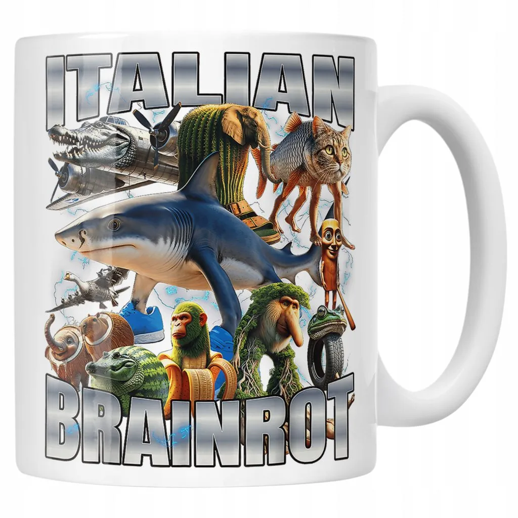 Kubek ceramiczny Italian Brainrott viral tiktok mem