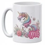 Kubek ceramiczny personalizowany 330 ml Z Jednorożcem Unicorn Dla Dzieci