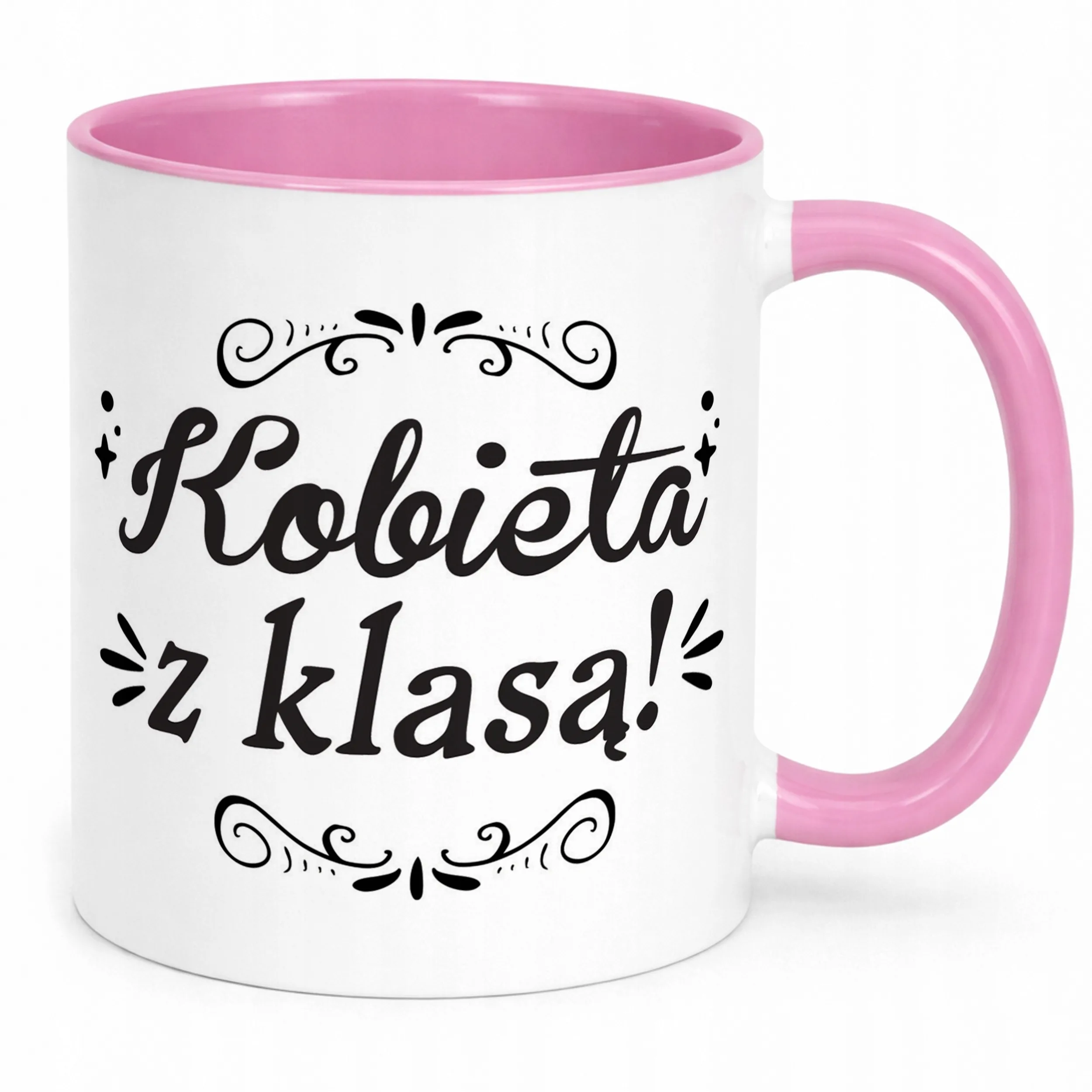 Kubek Różowy Dzień Kobiet Dla Kobiety Dziewczyny Prezent Upominek