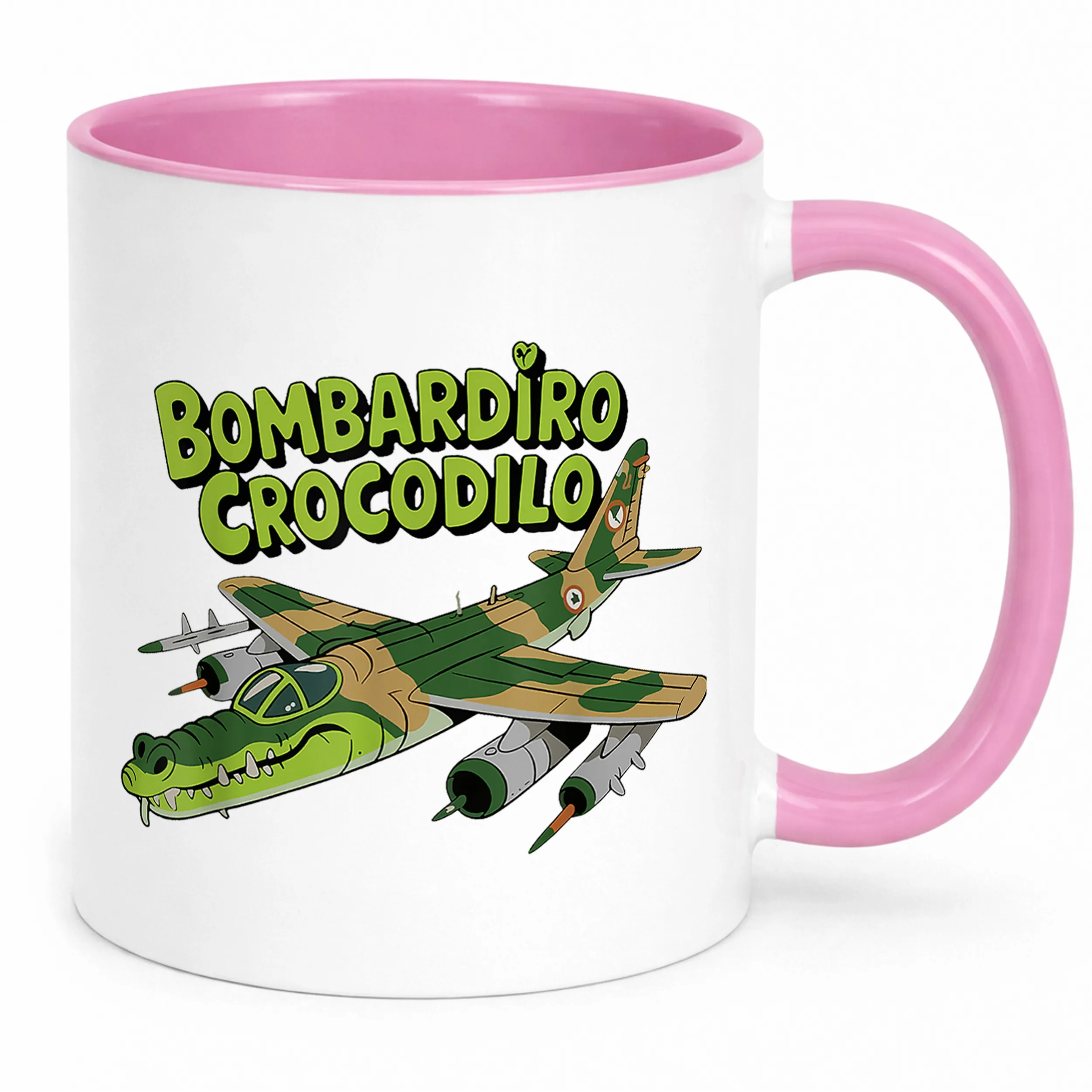 Kubek Różowy Bombardino Crocodilo viral tiktok brainrot