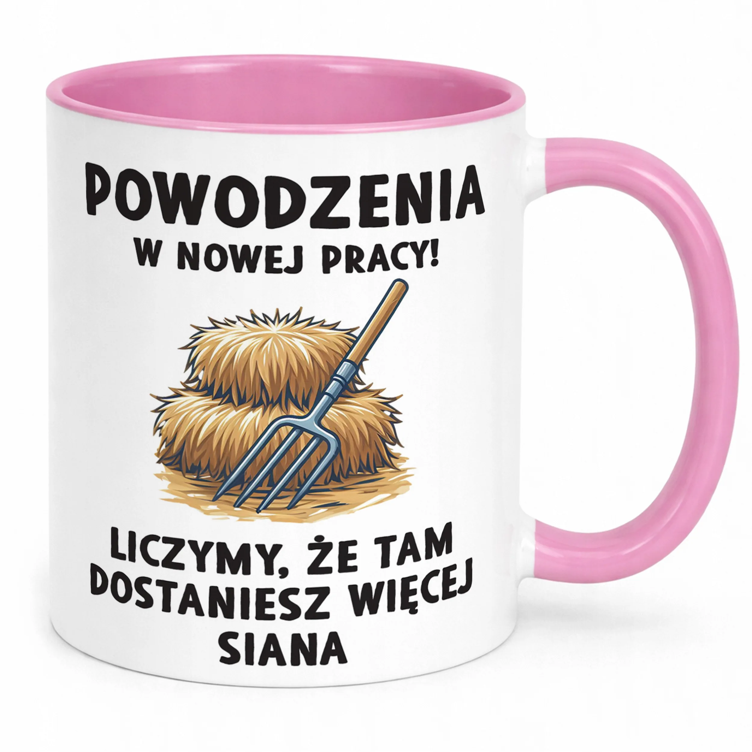 Kubek Różowy Na Pożegnanie Odejście z Pracy Zabawny Prezent