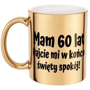 Kubki złote metalizowane