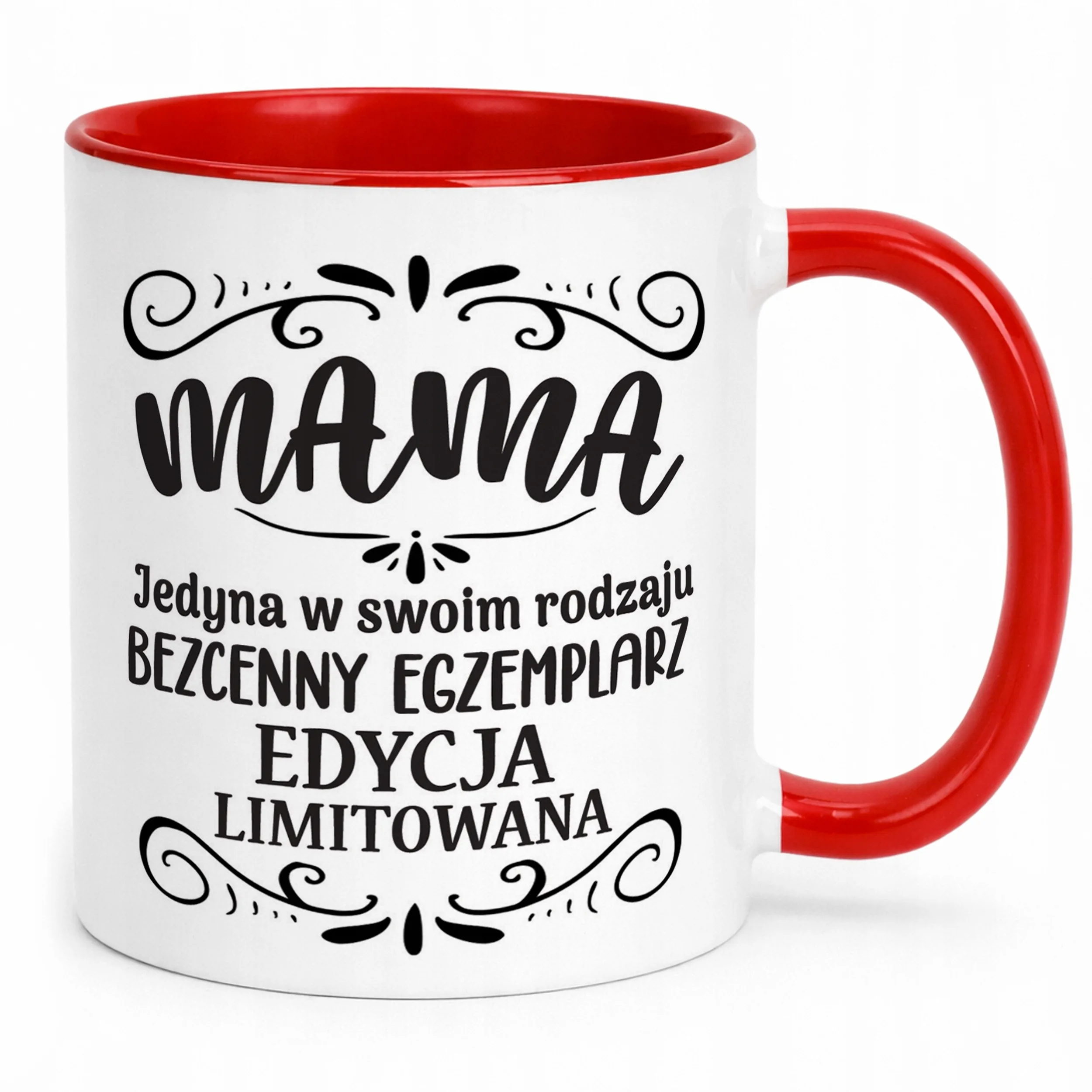 Kubek Czerwony Dzień Matki Dla Mamy Prezent Mama Edycja Limitowana