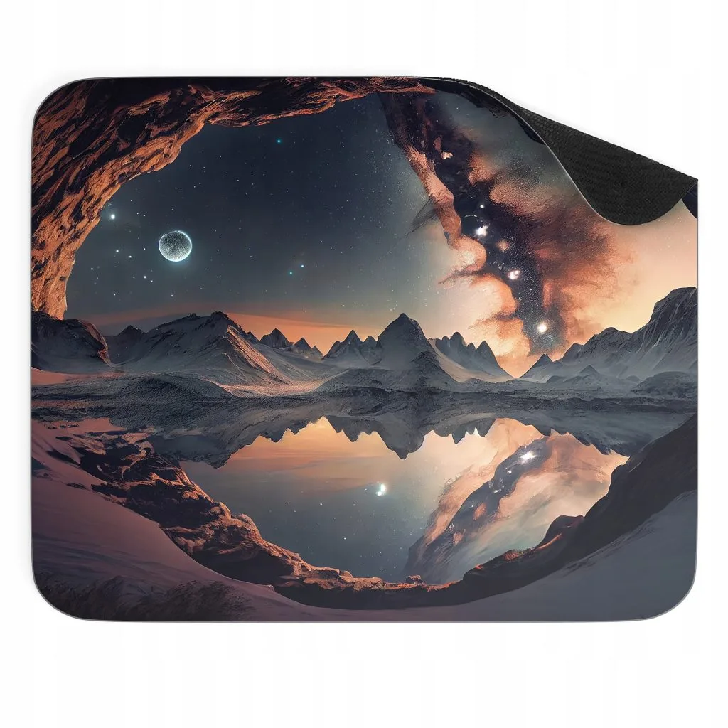 Podkładka pod mysz 22×18 cm Kosmos Planety Układ Słoneczny dla gracza