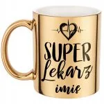 Złoty Kubek Personalizowany Super Lekarz Prezent Upominek
