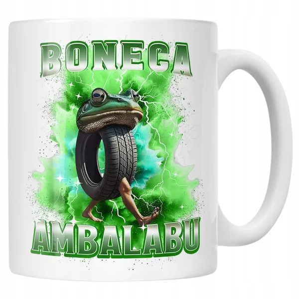 Kubek ceramiczny Boneca Ambalabu viral tiktok brainrot mem