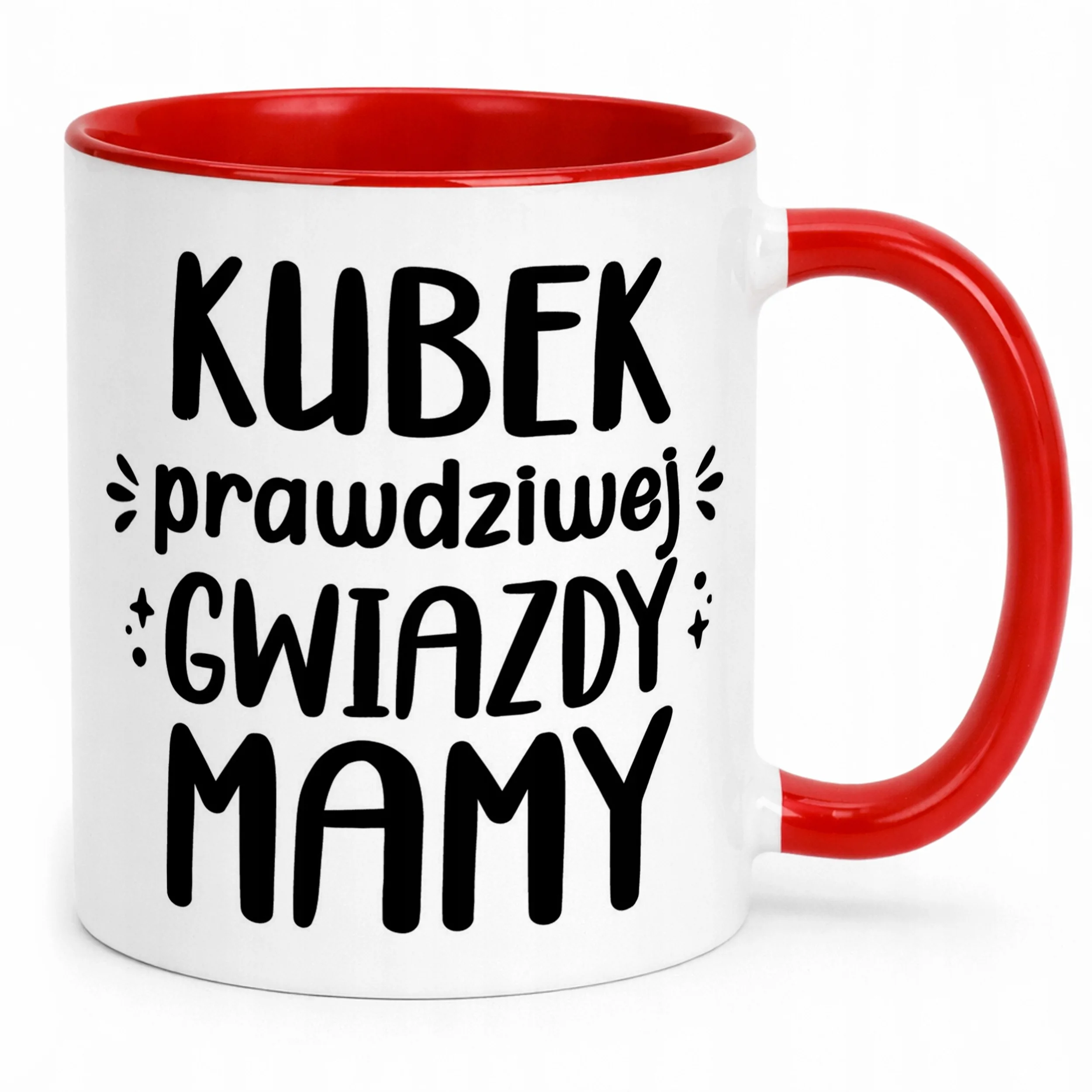 Kubek Czerwony Dzień Matki Dla Mamy Prezent Kubek Prawdziwej Gwiazdy