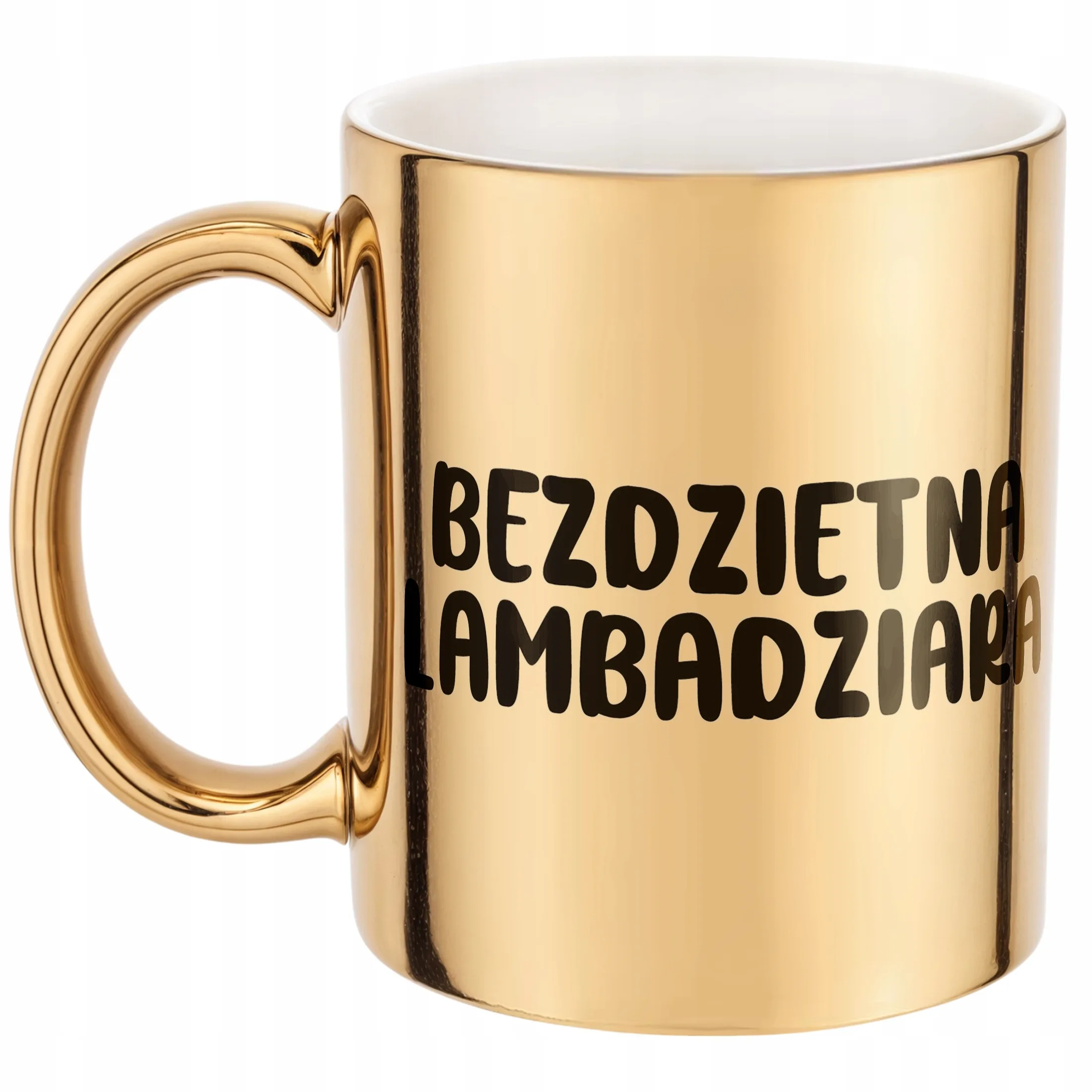 Złoty Kubek Bezdzietna Lambardziara Śmieszny Zabawny Prezent