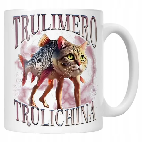 Kubek ceramiczny Trullimero Trulichina viral tiktok mem
