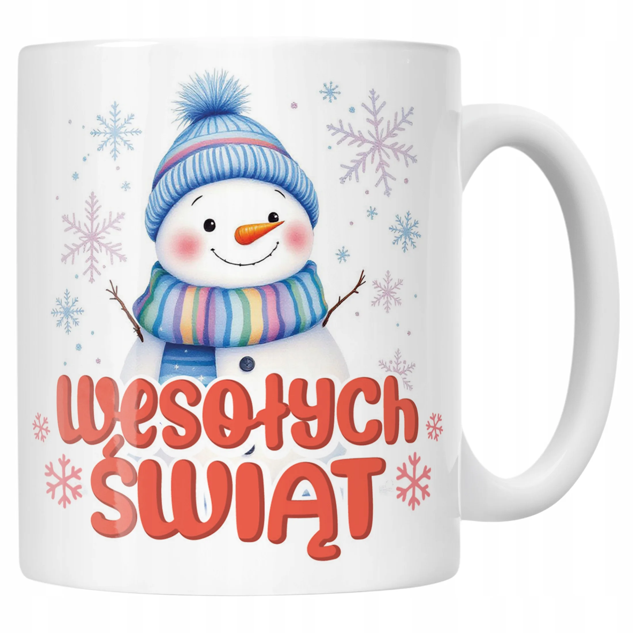 Kubek Ceramiczny Świąteczny Wesołych Świąt Boże Narodzenie Prezent